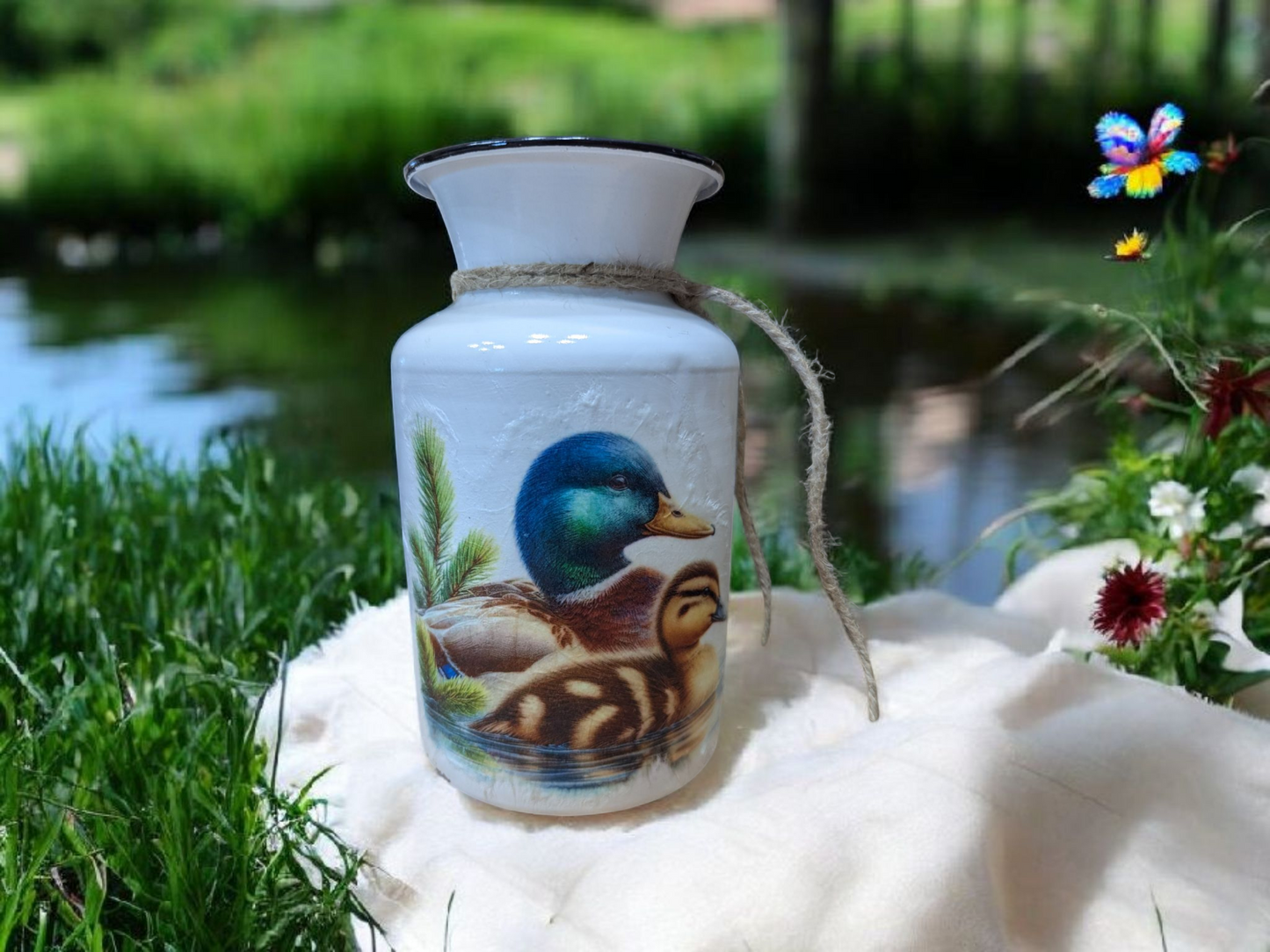Mallard Duck Milk Jug