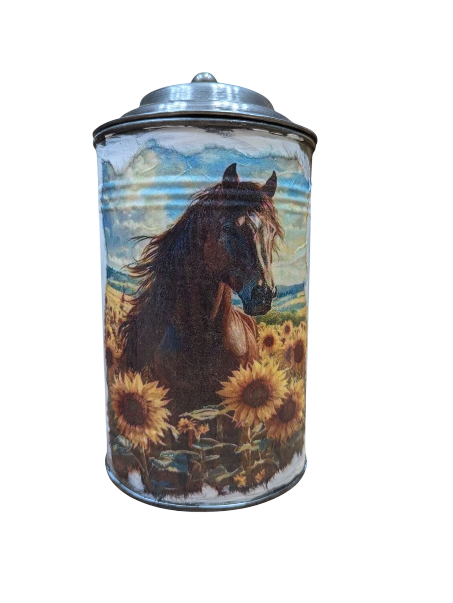 Sunflower Horses Canister Set