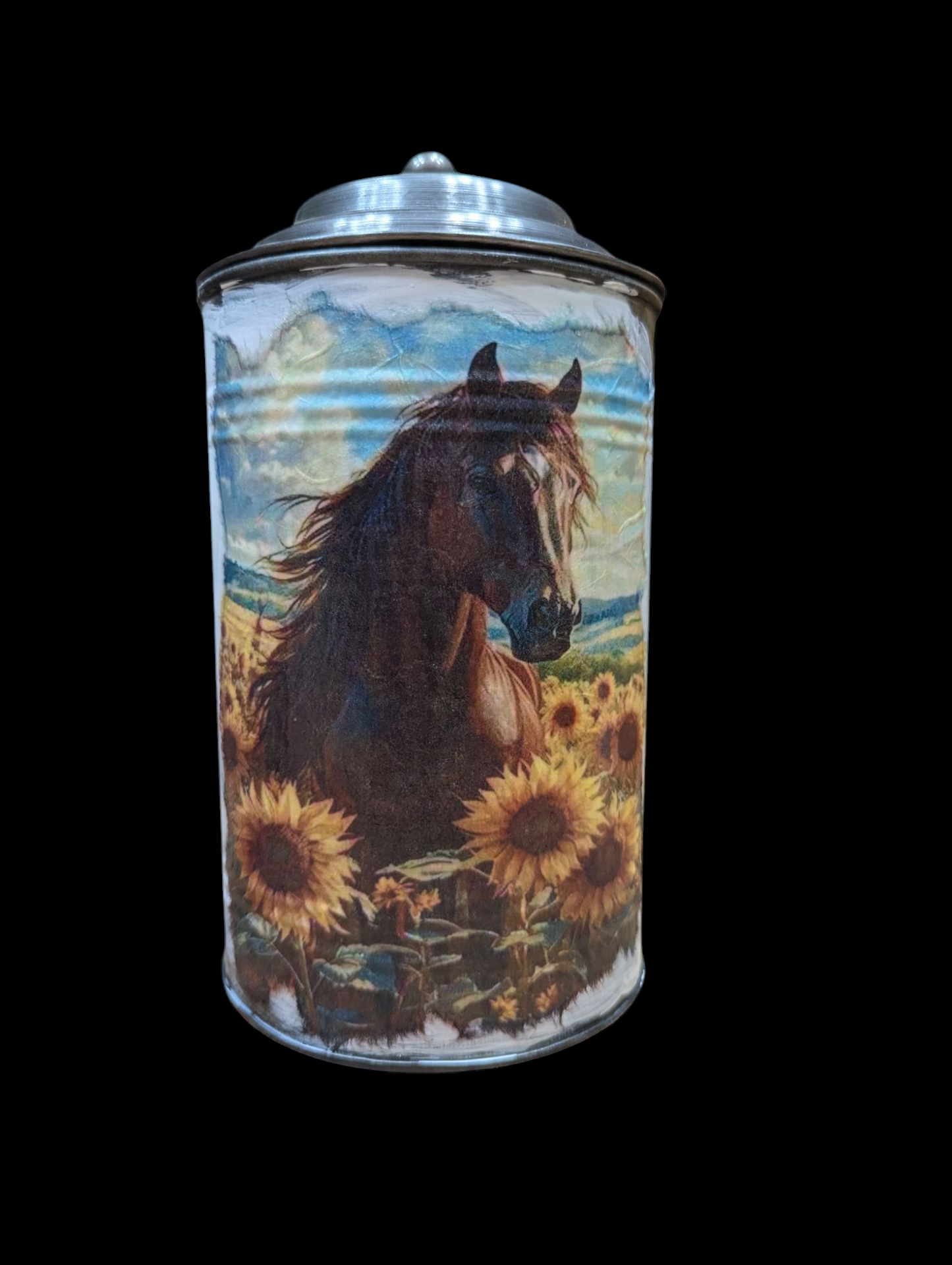 Sunflower Horses Canister Set