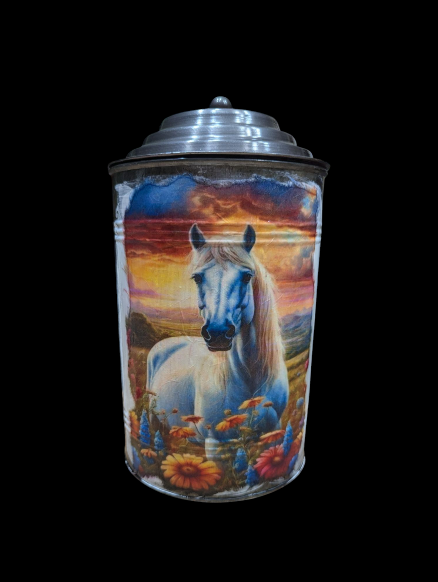 Sunflower Horses Canister Set