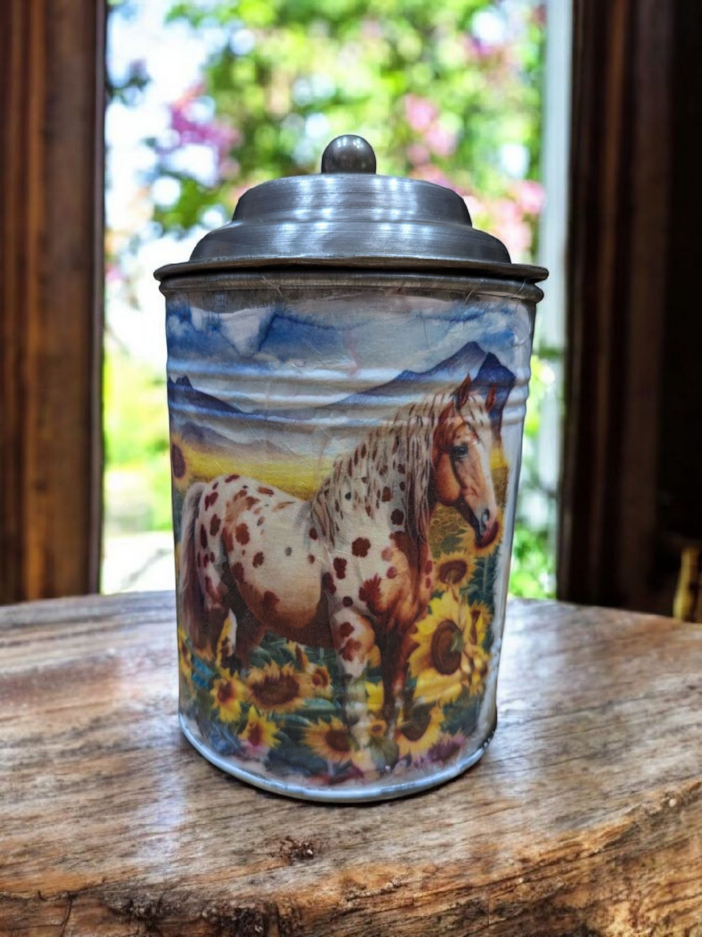 Sunflower Horses Canister Set