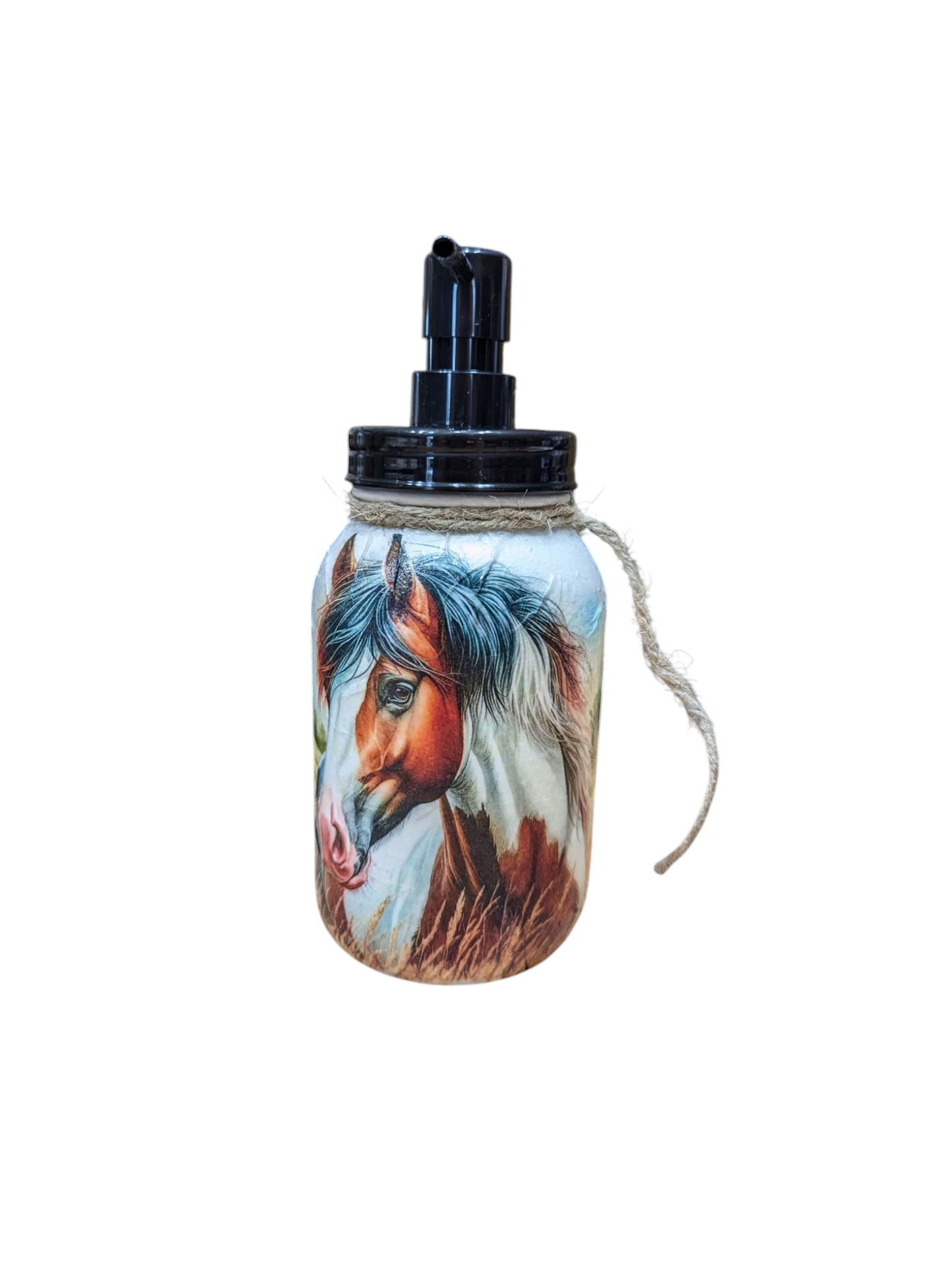 Horse Portrait Mason Jar