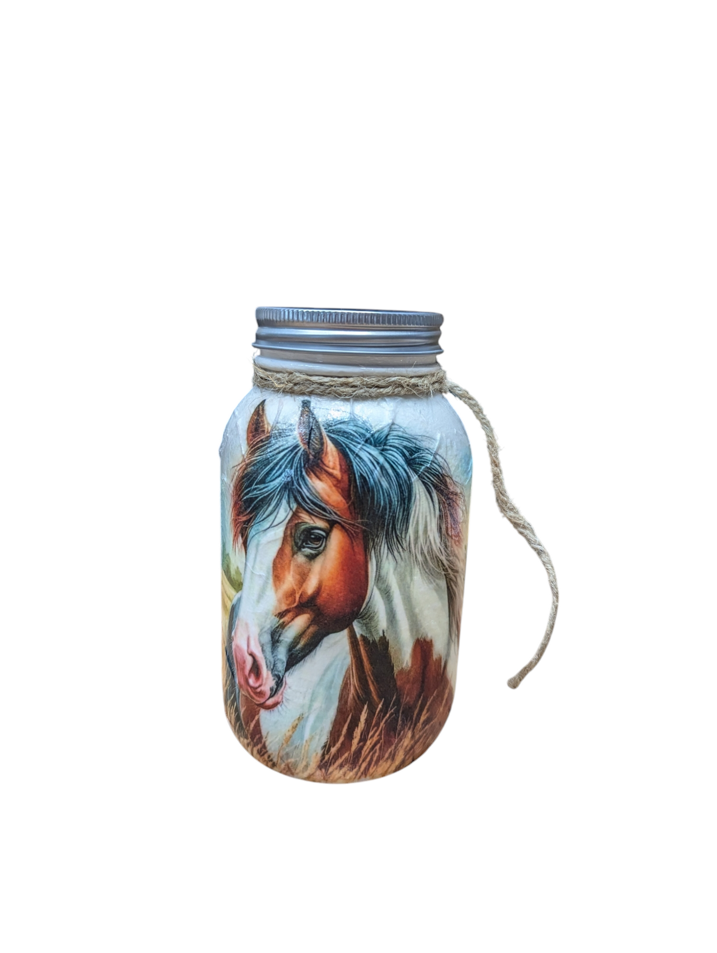 Horse Portrait Mason Jar