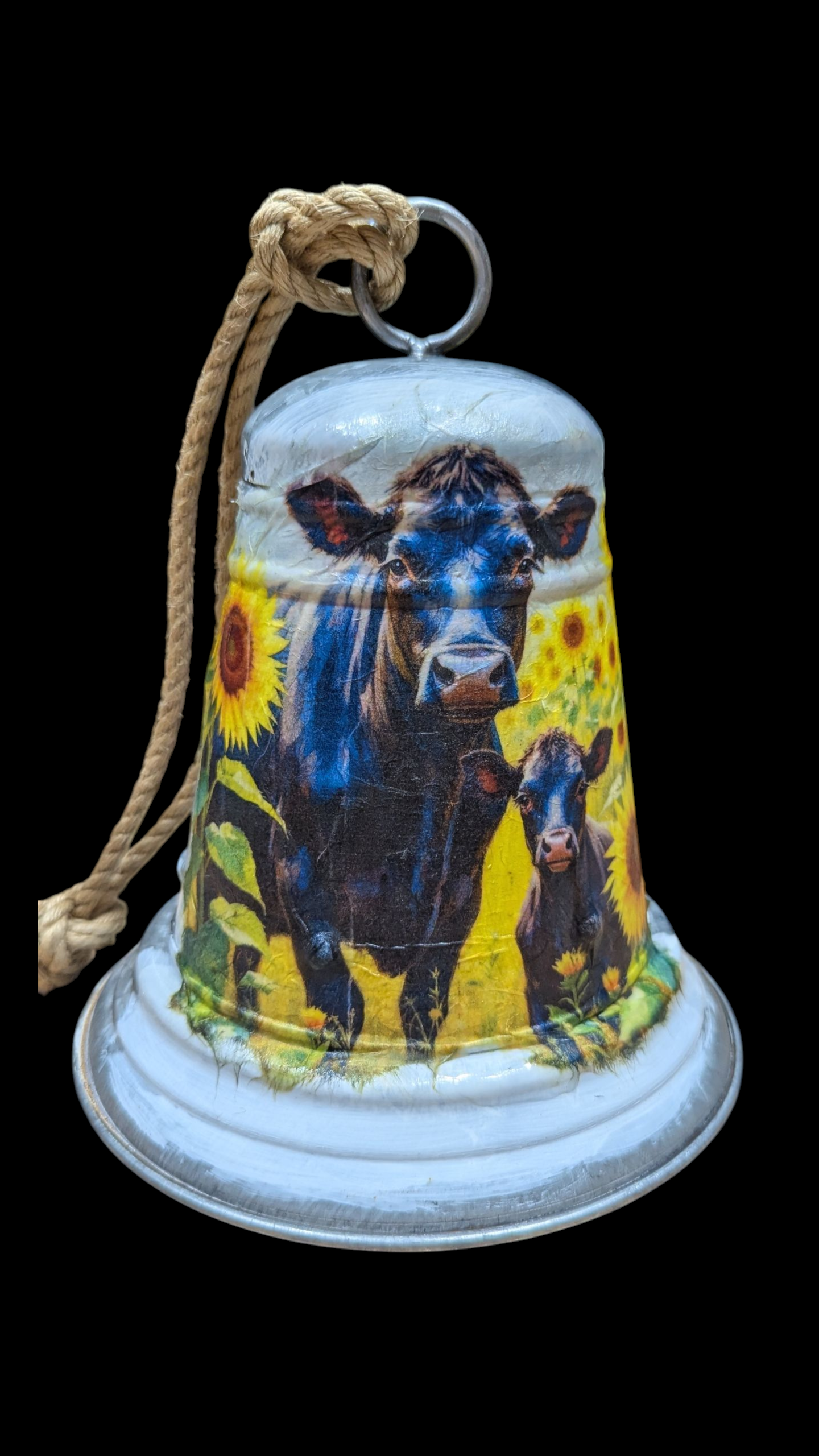 Sunflower Angus Cow and Calf Bell