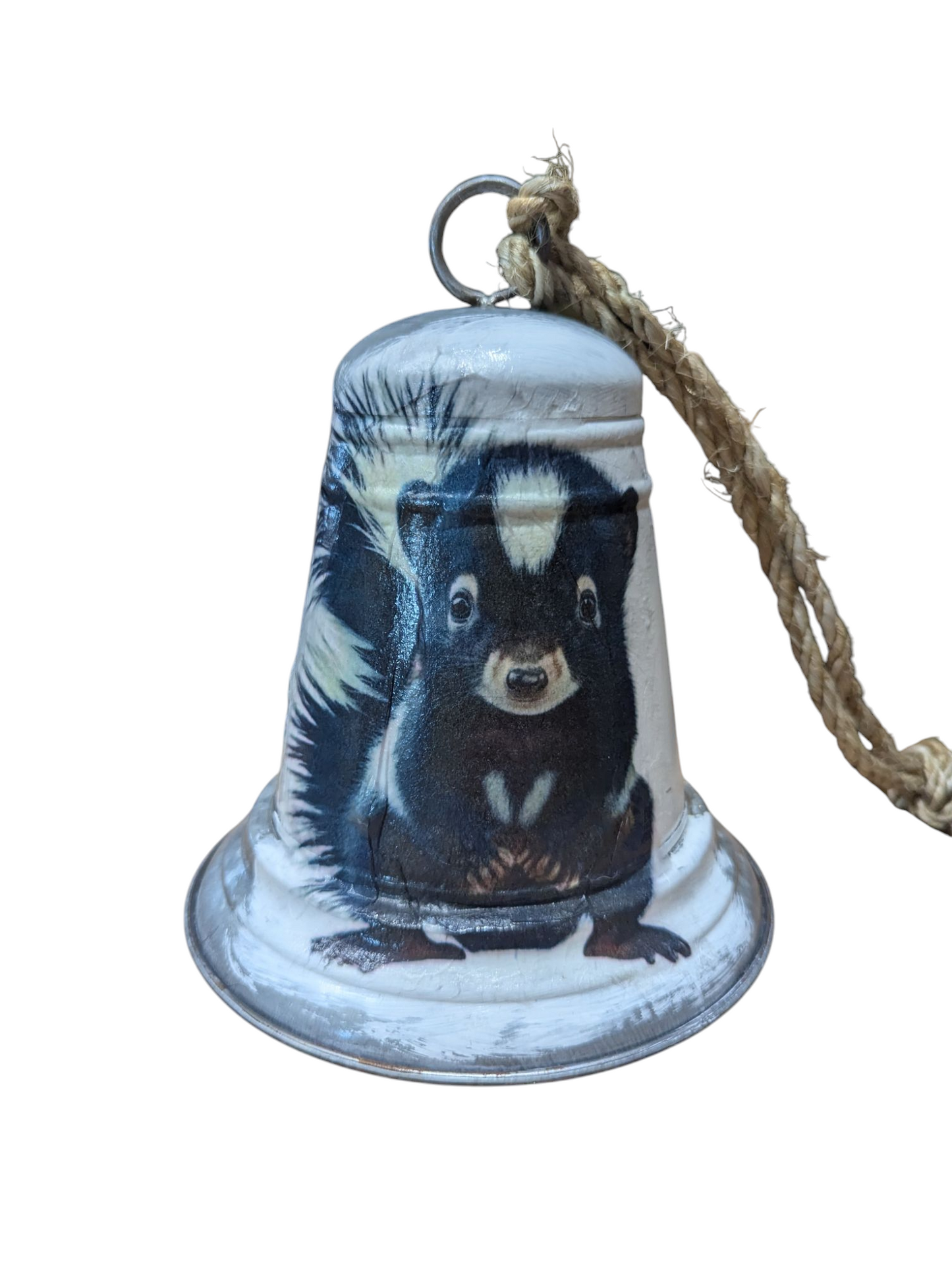 Little Skunk Galvanized Metal Bell