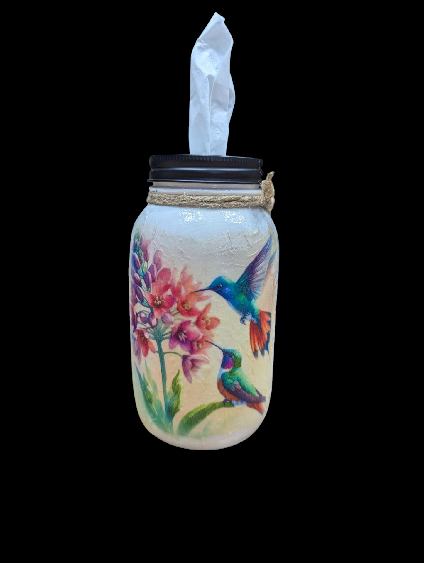 Humming bird mason jar