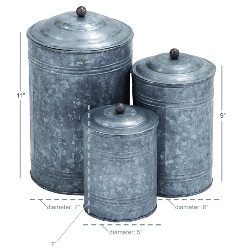Jersey Cow Canister Set