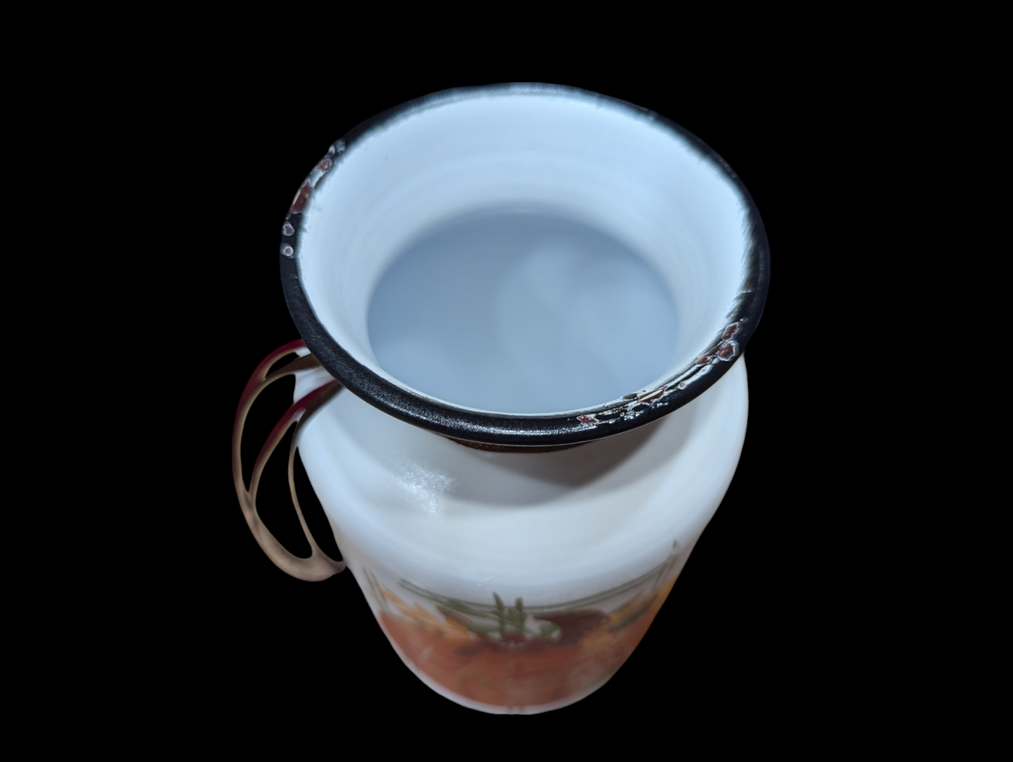 Running Horses Milk Jug Vase