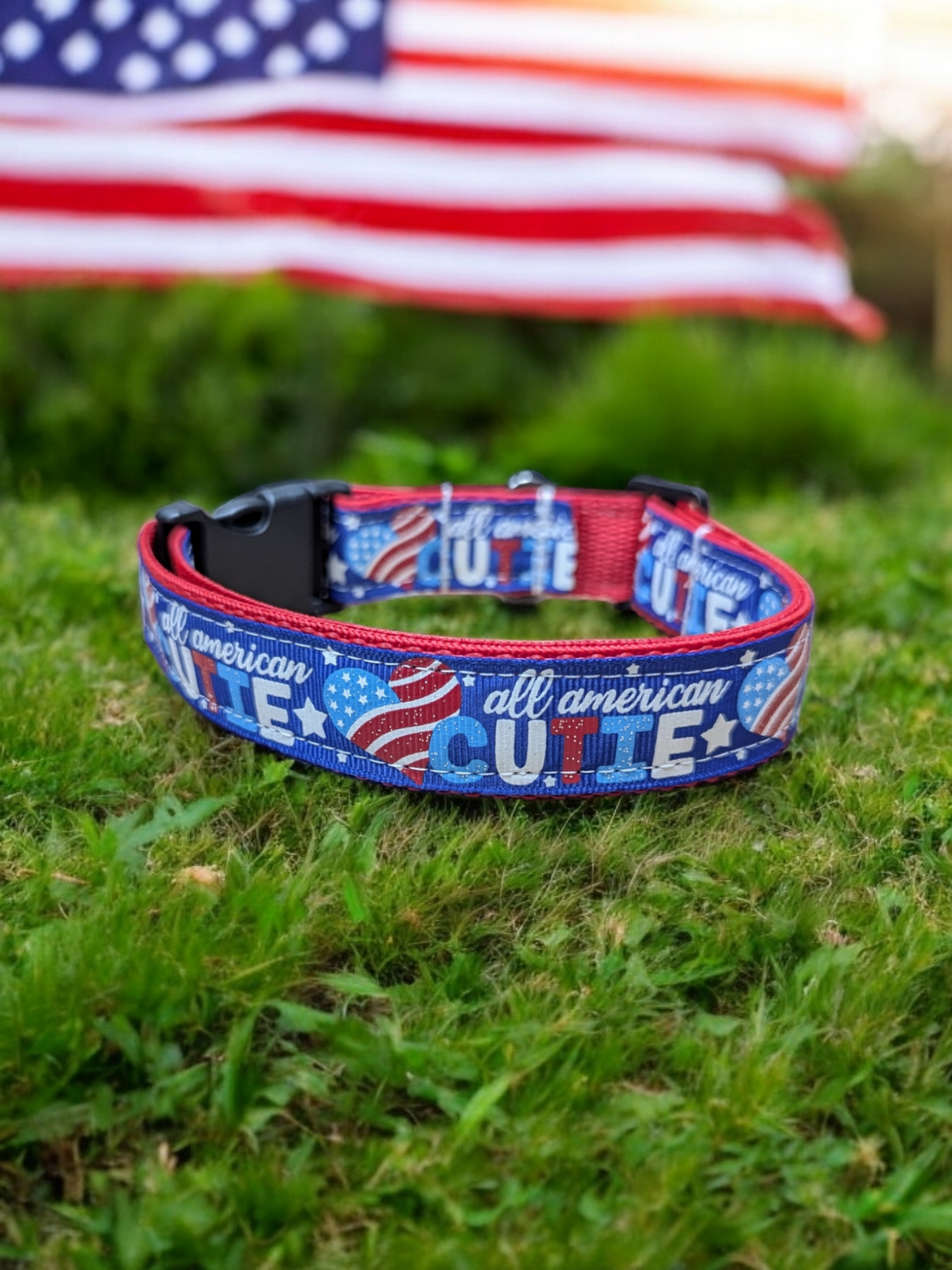 All American Cutie Dog Collar
