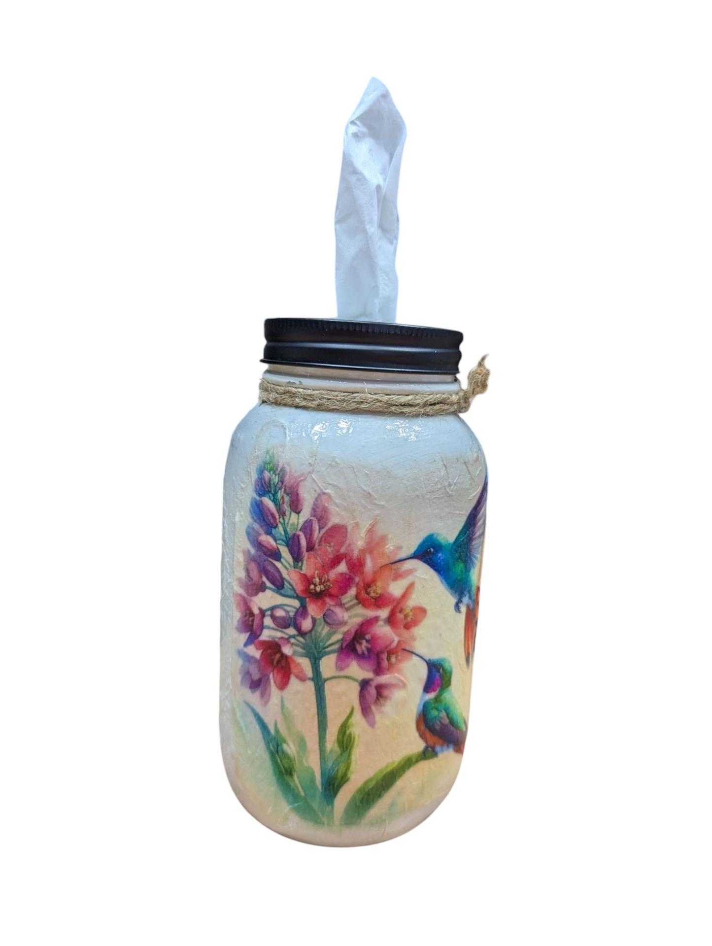 Humming bird mason jar