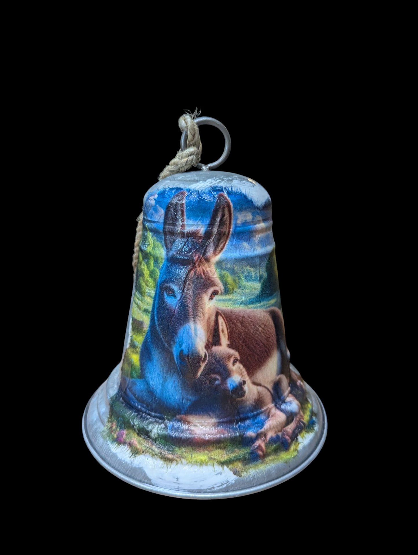 Donkey Pair Metal bell