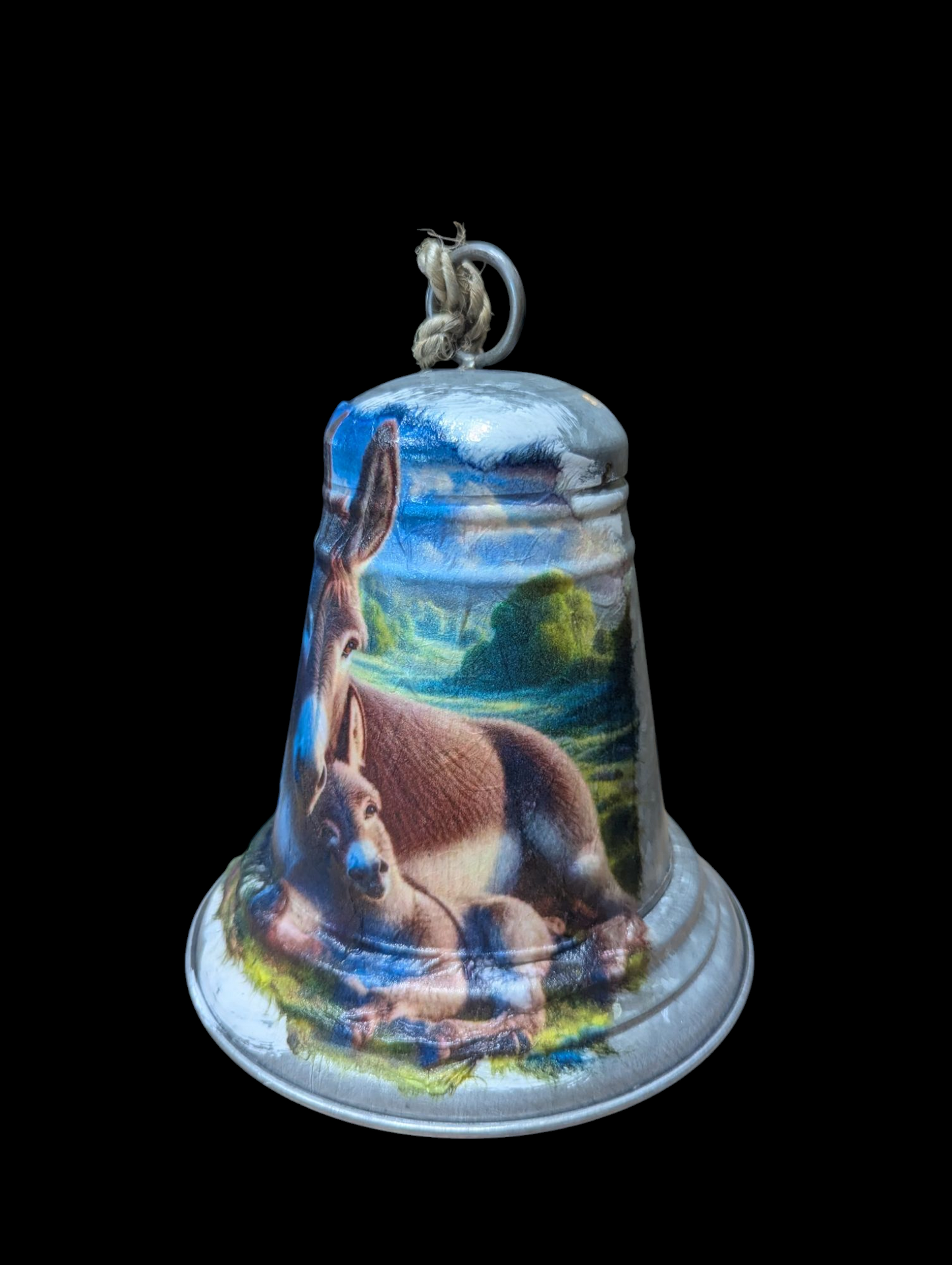 Donkey Pair Metal bell