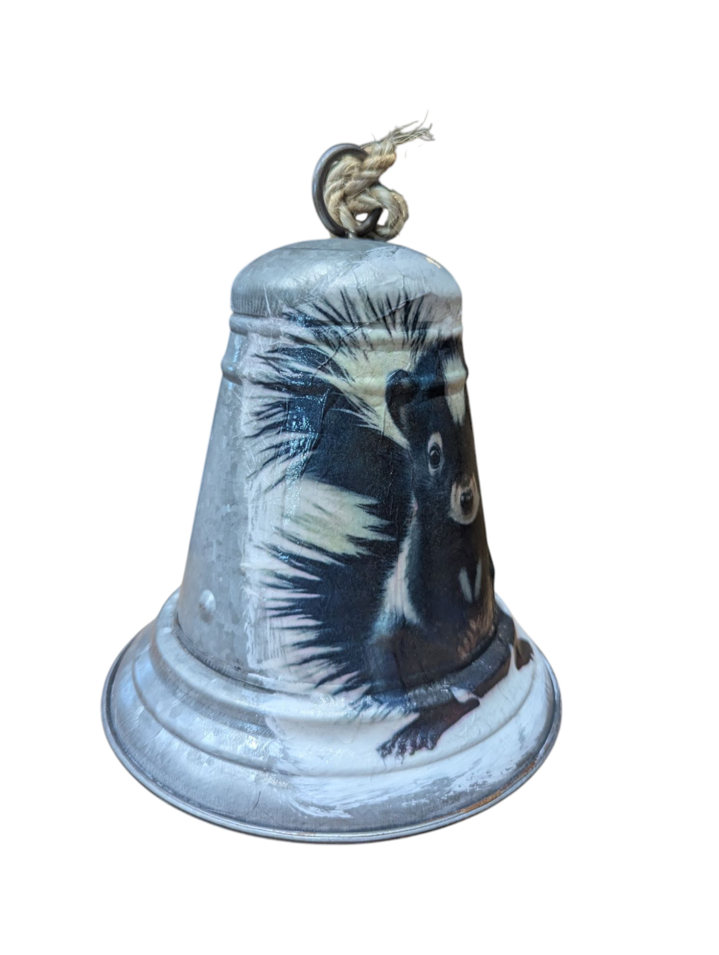 Little Skunk Galvanized Metal Bell