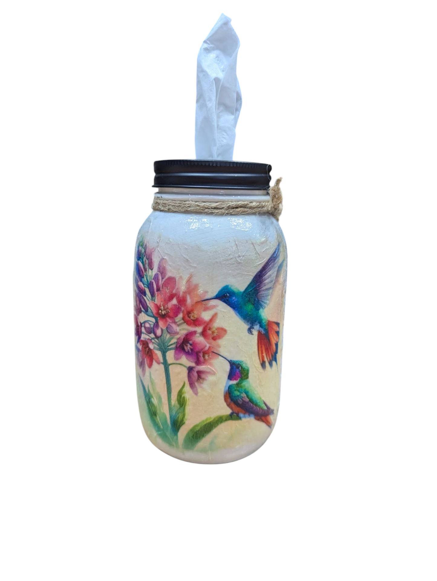 Humming bird mason jar