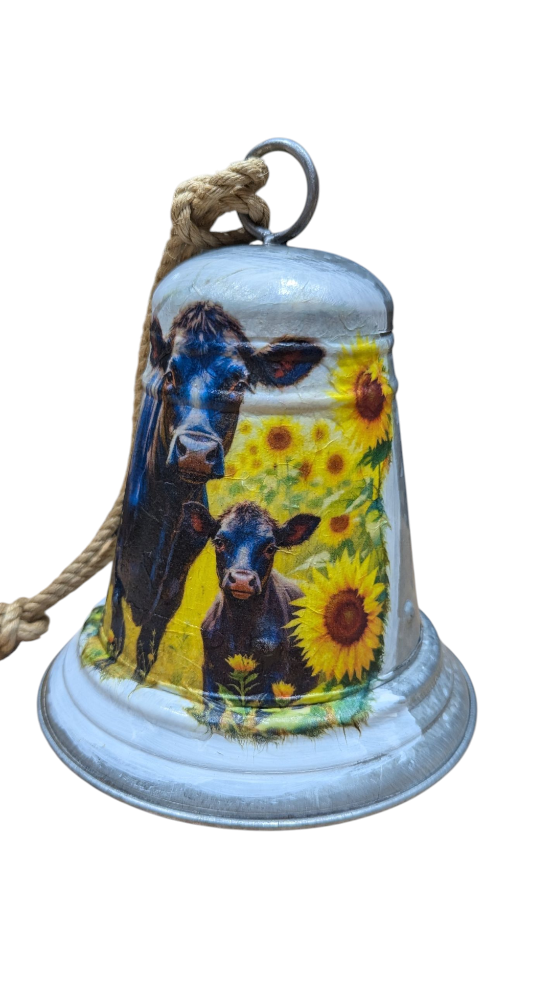 Sunflower Angus Cow and Calf Bell