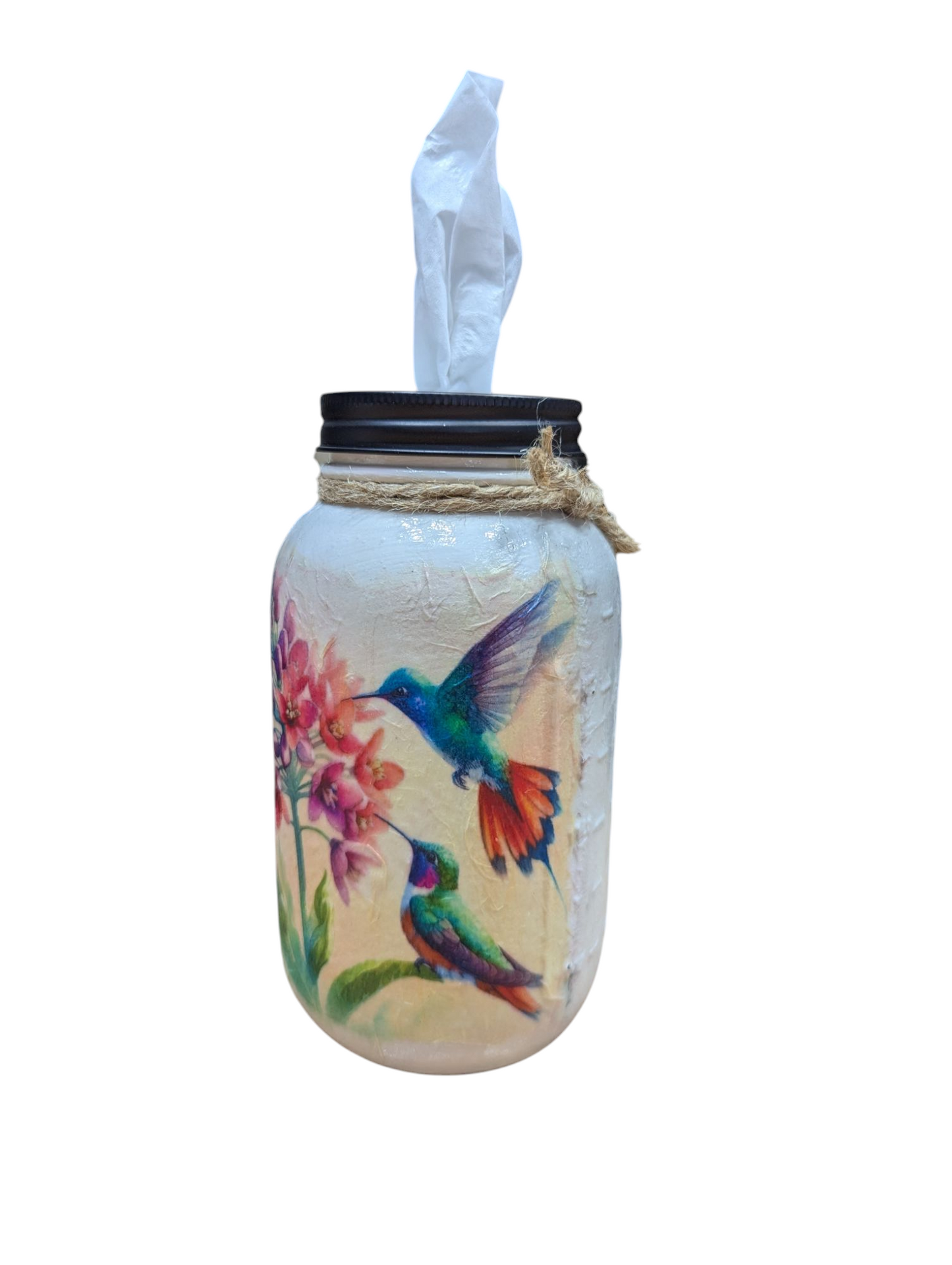 Humming bird mason jar