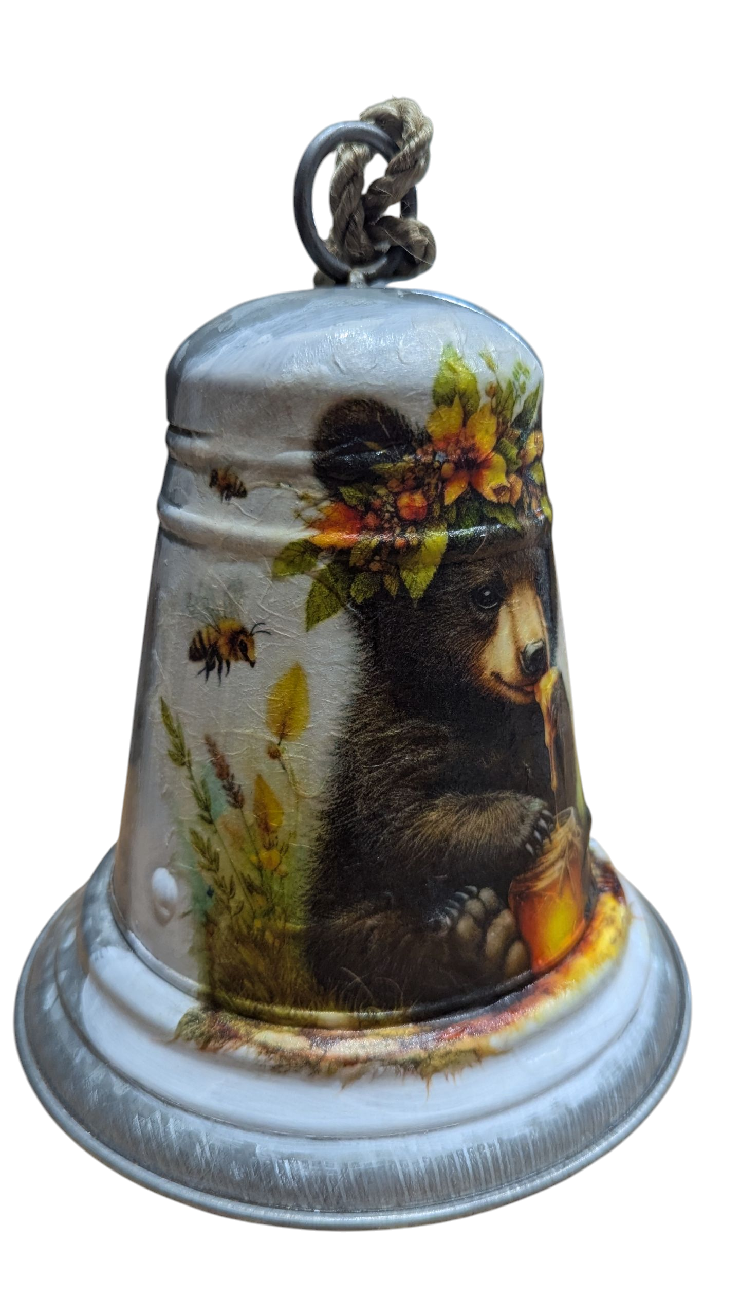 Honey Bear Baby Decorative Bell