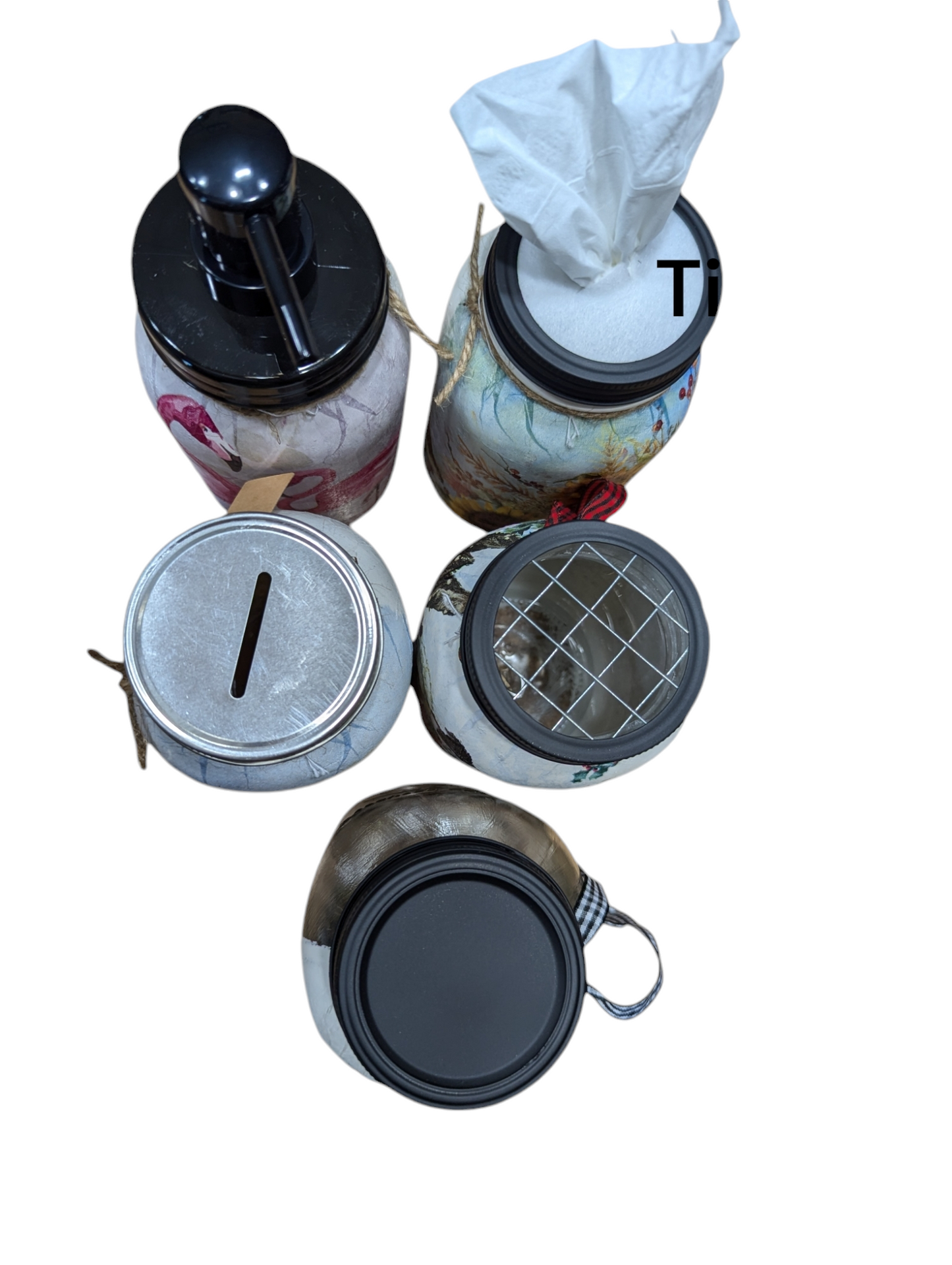 Raccoon Mason Jar