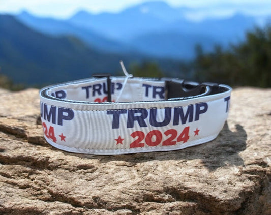 Trump Patriotic New Handmade Dog Collar