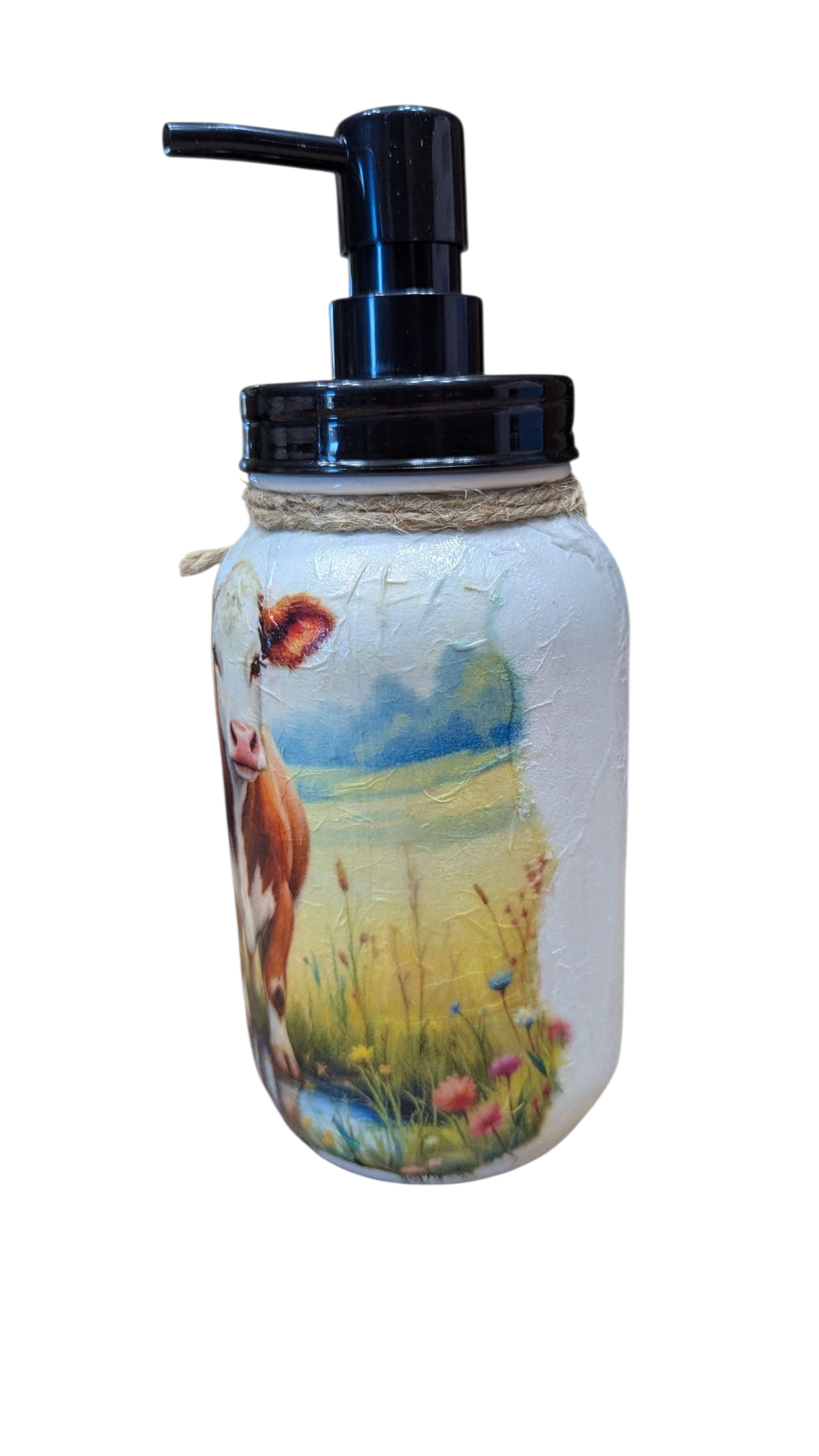 Hereford Calf Mason Jar with Lid Choice