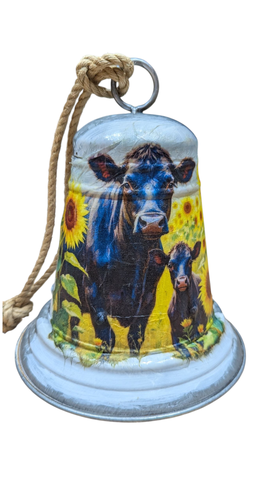 Sunflower Angus Cow and Calf Bell