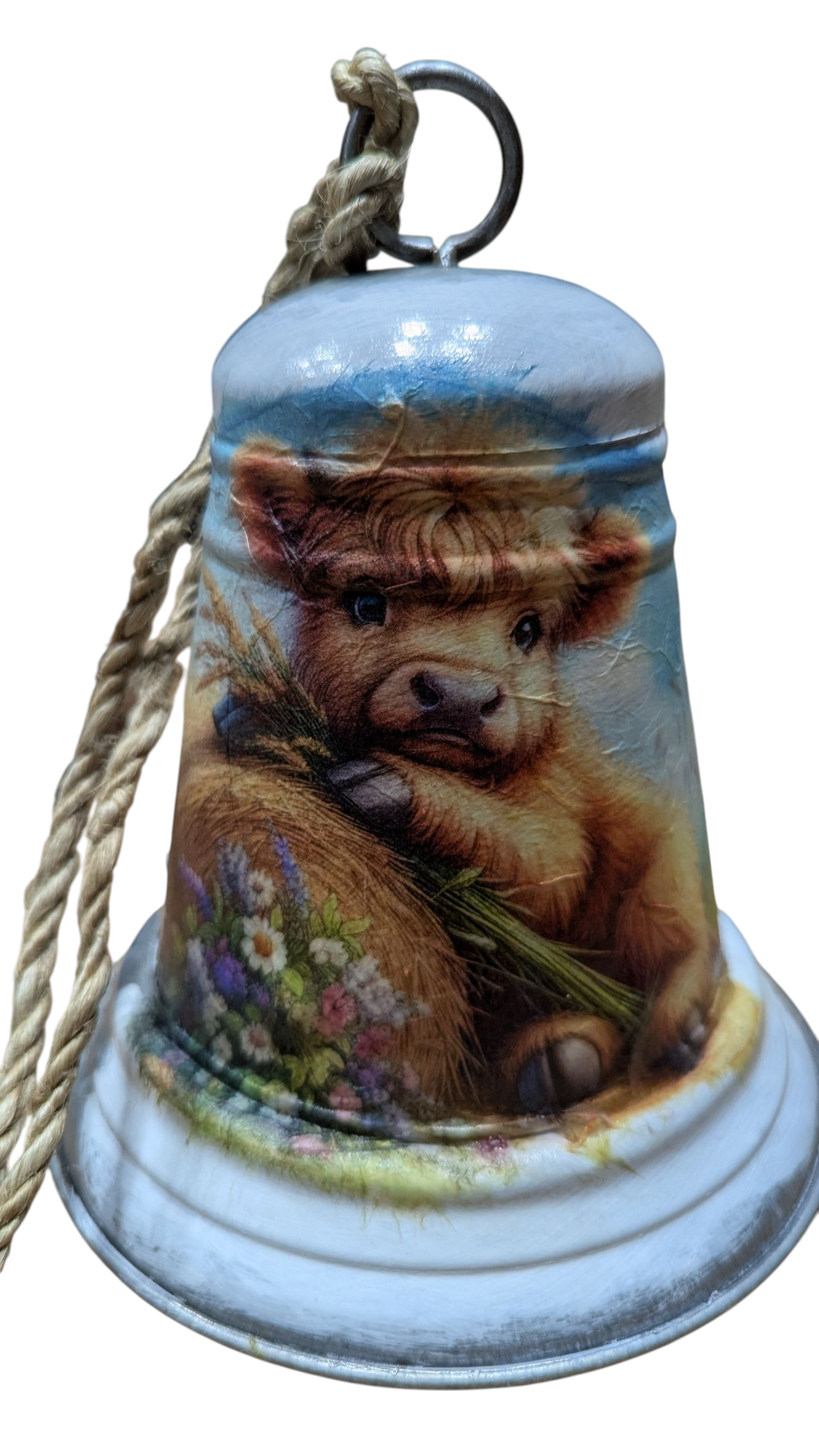 Highland Cow Hay Bale Bell Style 2