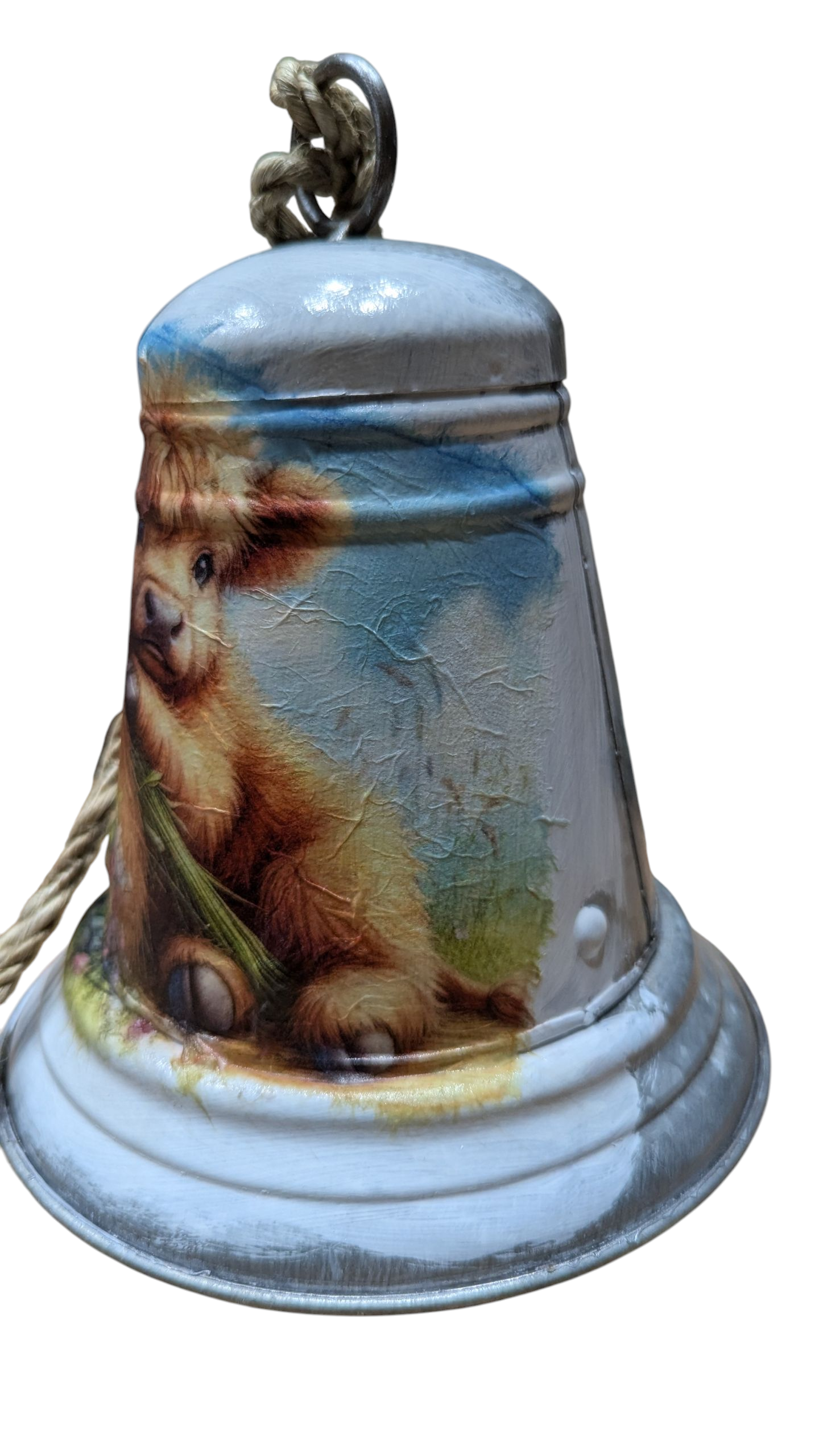 Highland Cow Hay Bale Bell Style 2