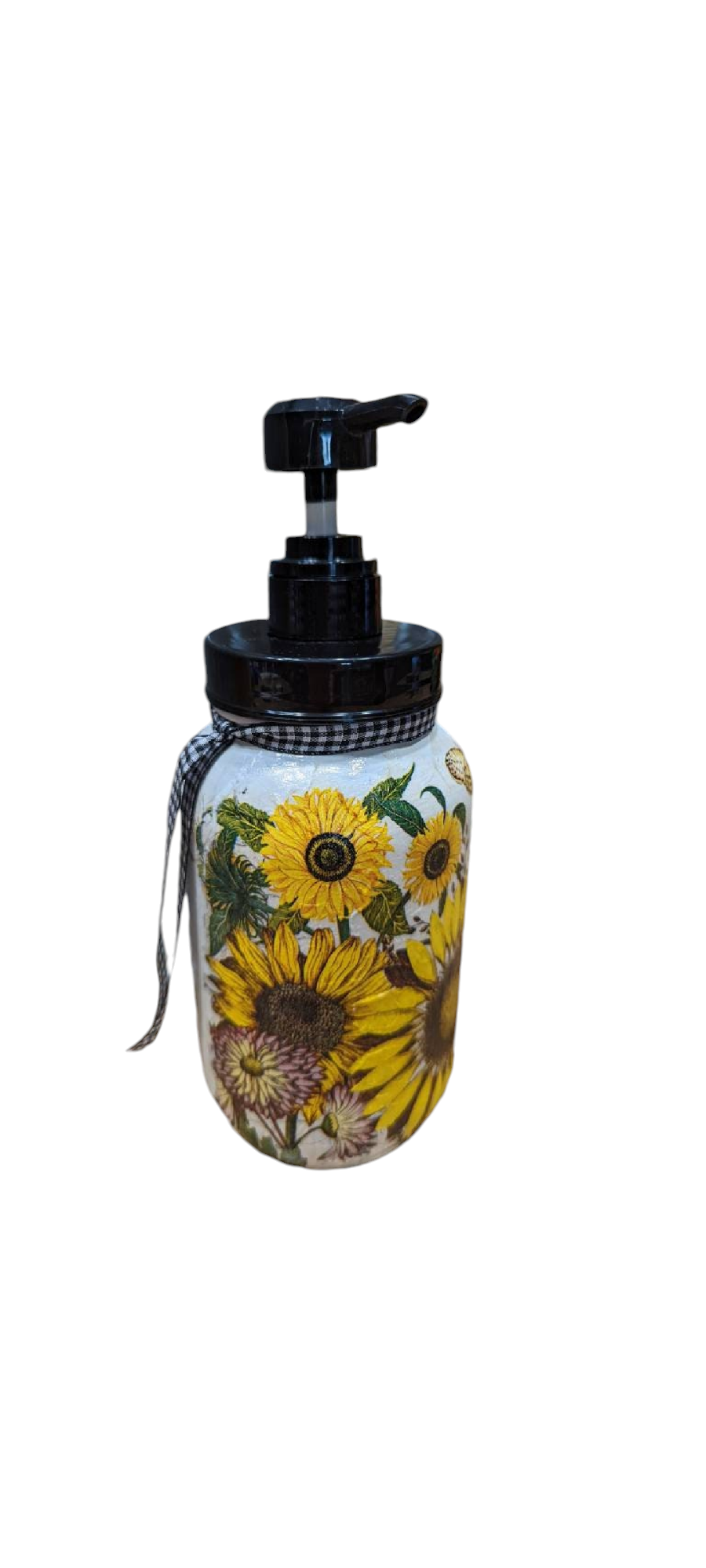 Sunflower Mason Jar Bathroom Accessory 3-Piece Set